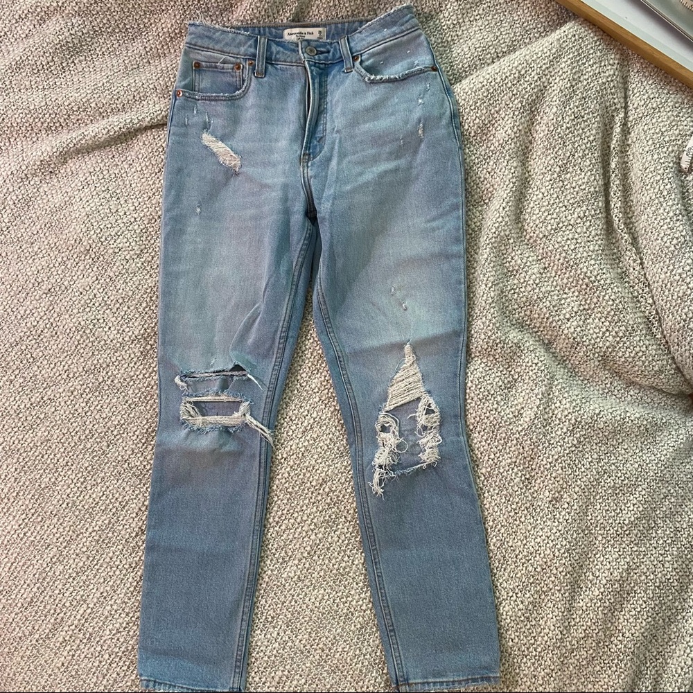 Abercrombie & Fitch curve love high rise skinny jeans